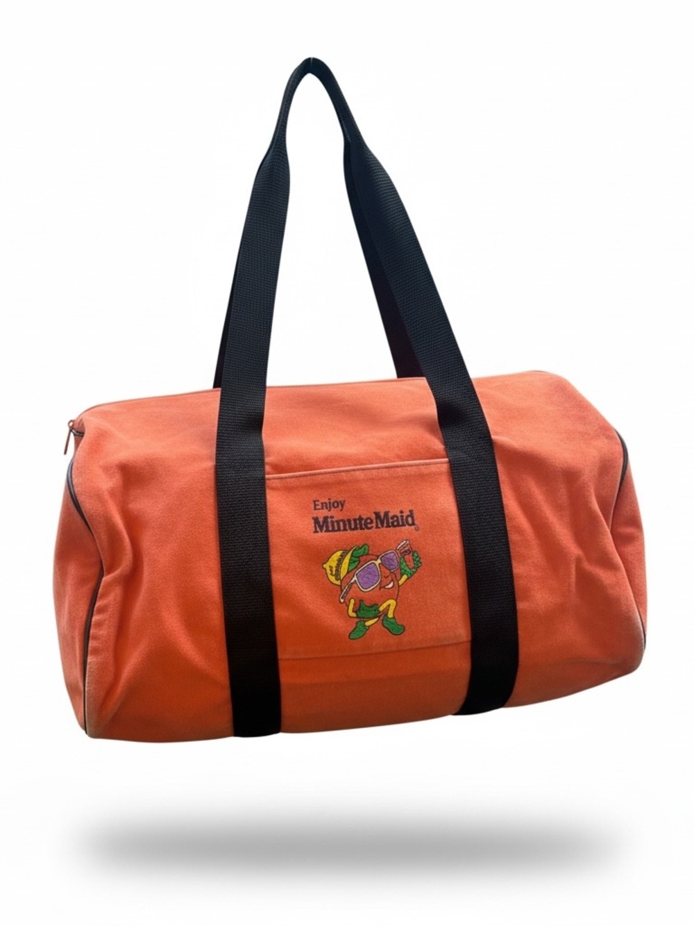 Minute Maid Vintage Orange Canvas Duffel Bag